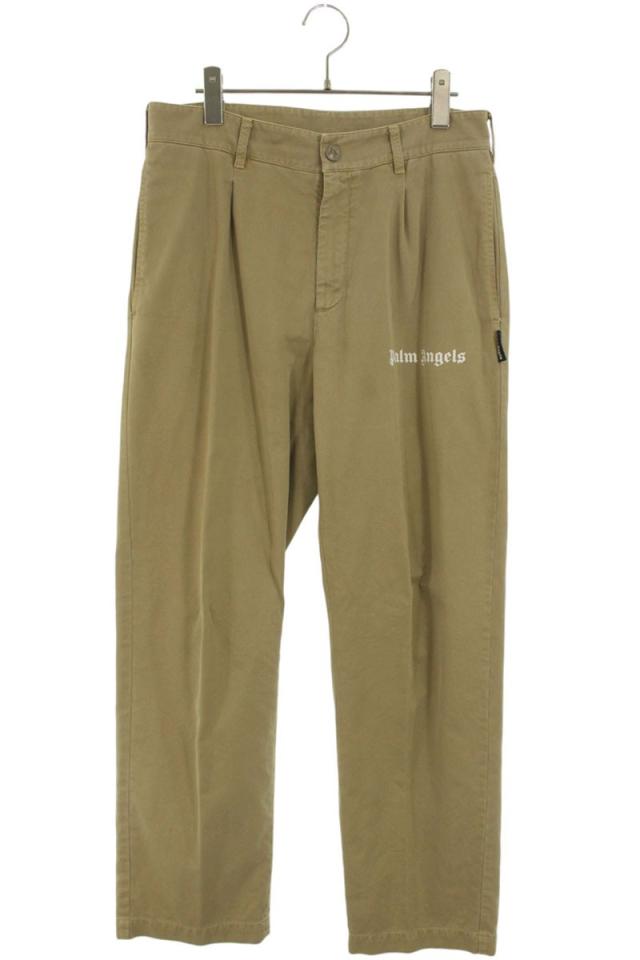パームエンジェルス サイズ:46  PMCA081E20FAB002 ロゴプリントチノロングパンツ 中古 BS99