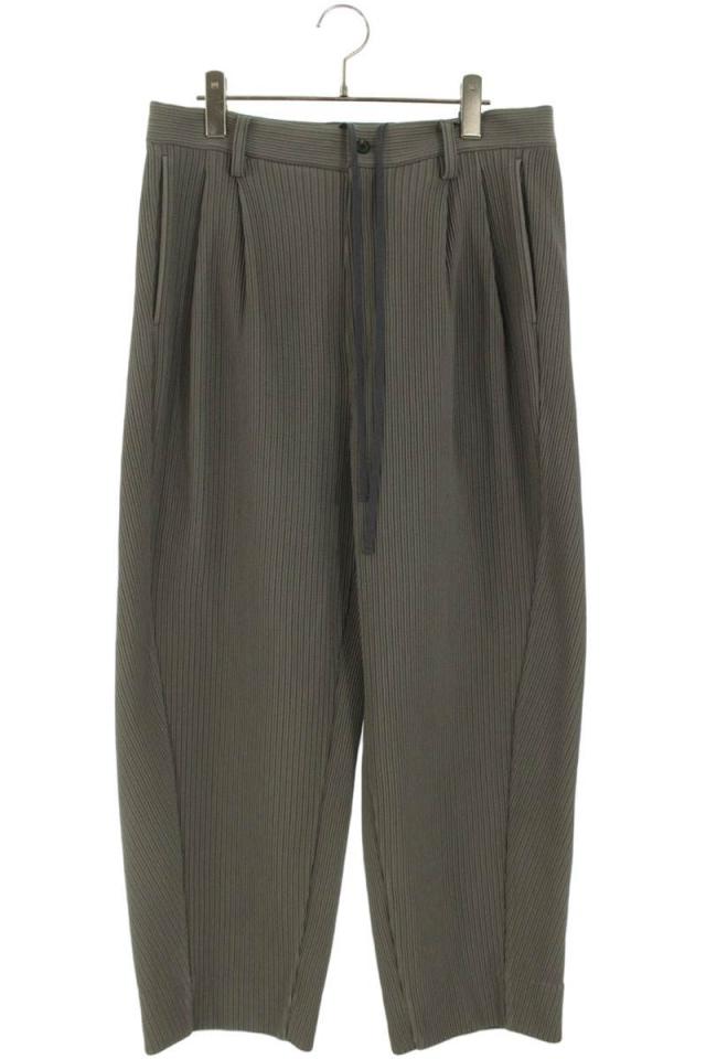 シュタイン サイズ:M  25SS  ST.1129 GRADATION PLEATS TWIST SEAM WIDE TROUSERS プリーツワイドトラウザーロングパンツ 中古 BS99