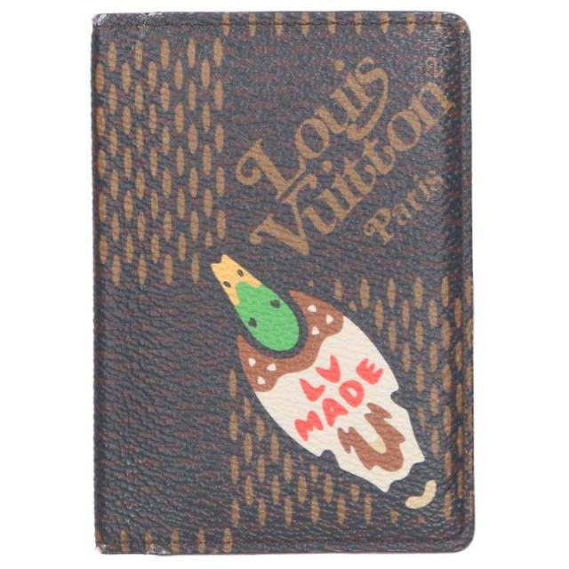 ルイヴィトン  ニゴ—   N60391 オーガナイザー・ドゥ ポッシュ ダミエジャイアントレザーカードケース 中古 SB01