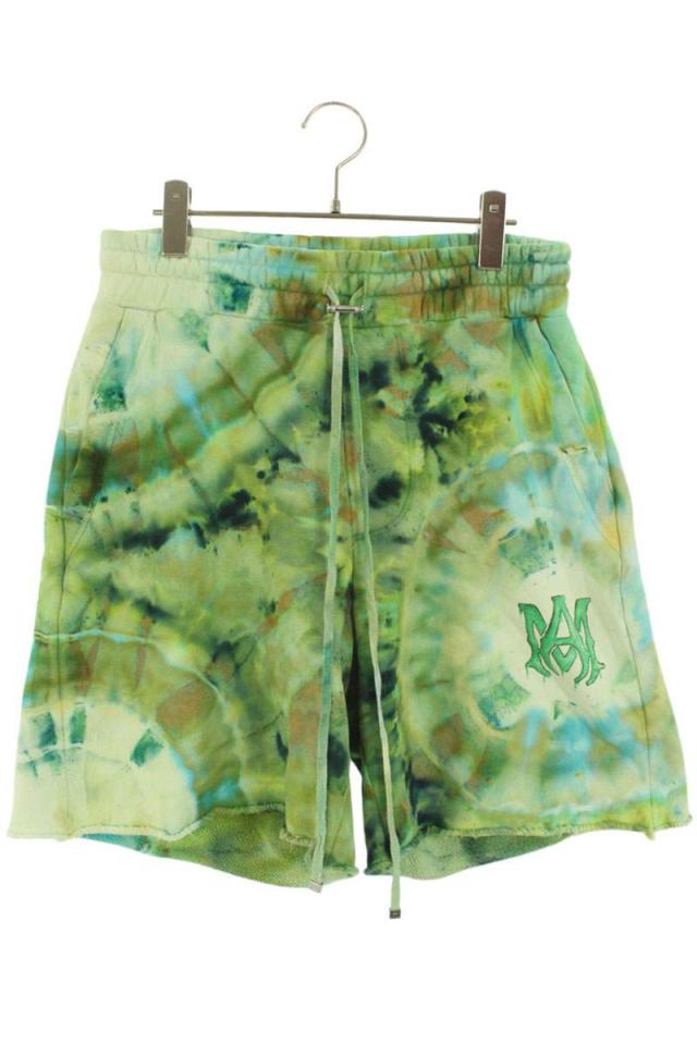 アミリ サイズ:L MAロゴタイダイスウェットハーフパンツ 中古 BS55