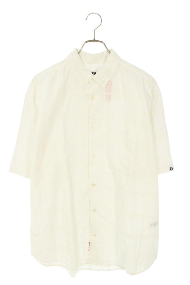 シュプリーム サイズ:M  25SS  GDEF Patchwork S S Shirt パッチワークコットン半袖シャツ 中古 BS99