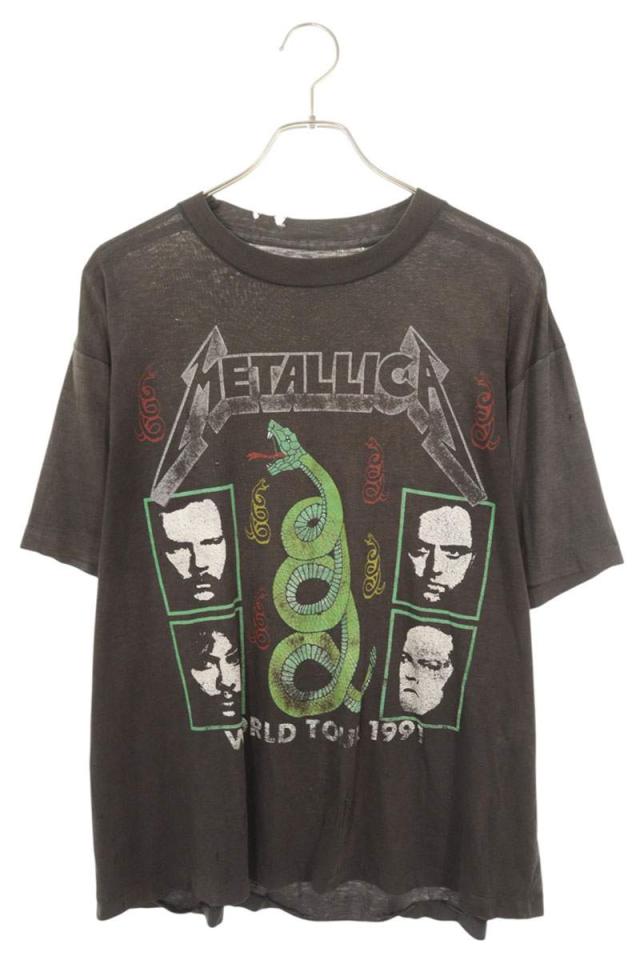 ヴィンテージ   LLICA メタリカ WORLD TOUR 1991Tシャツ 中古 BS55