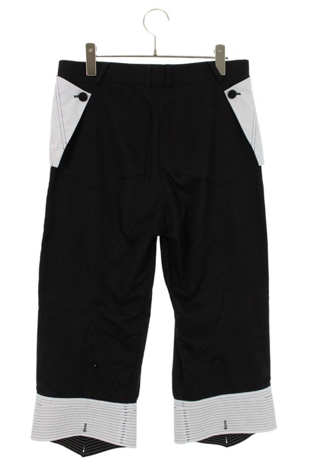 キココスタディノフ サイズ:46 21SS 00102021 SFORZA FLAPPED HEM TROUSERS フラップドヘムクロップドロングパンツ 中古 BS99