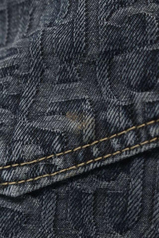 アクネストゥディオズ サイズ:34インチ  1981F FN Monogram Dark モノグラムワイドデニムパンツ 中古 SB01 アクネストゥディオズ サイズ:34インチ 1981F FN Monogram Dark