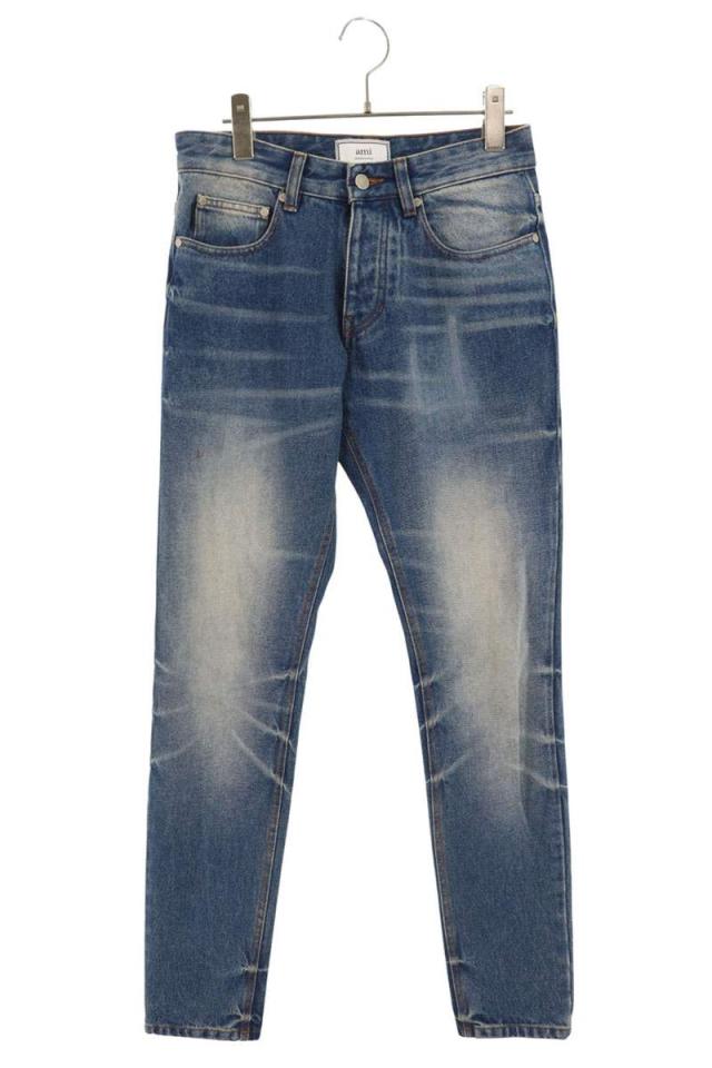 アミアレクサンドルマテュッシ サイズ:28インチ  H18D001.601 ウォッシュド加工ストレートデニムパンツ 中古 BS99