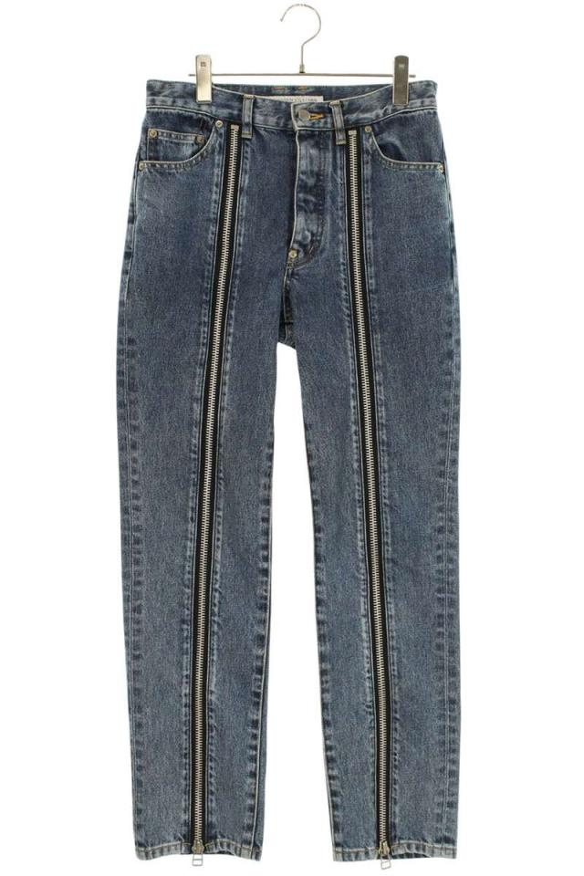 ジョンローレンスサリバン サイズ:44 ジップウォッシュドデニムパンツ 中古 BS99