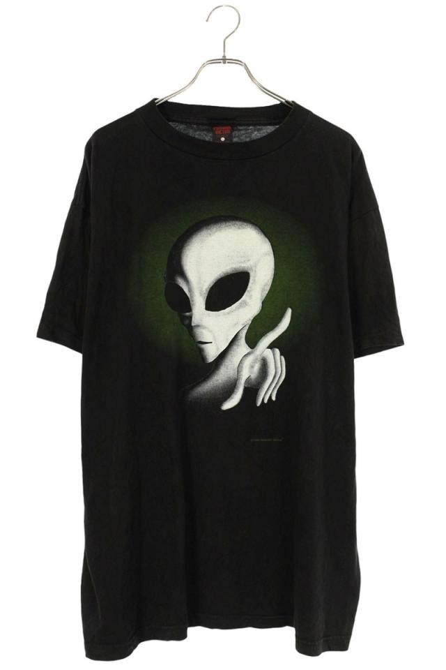 ヴィンテージ サイズ:XL  FASHION VICTIM ファッションヴィクティム エイリアンプリントTシャツ 中古 BS55