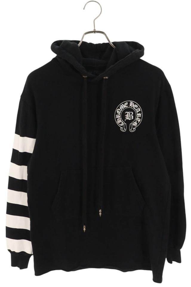 クロムハーツ サイズ:S  BELLA HD PLVR ベラハディッド イニシャル刺繍ロゴプルオーバーパーカー 中古 SS07