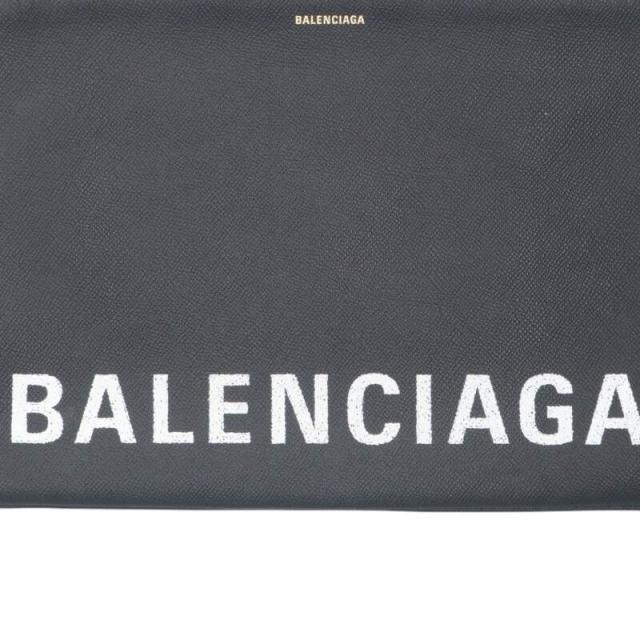 バレンシアガ   529313 ロゴプリントレザークラッチバッグ 中古 BS99 バレンシアガ 529313 ロゴプリントレザークラッチバッグ 中古 BS99