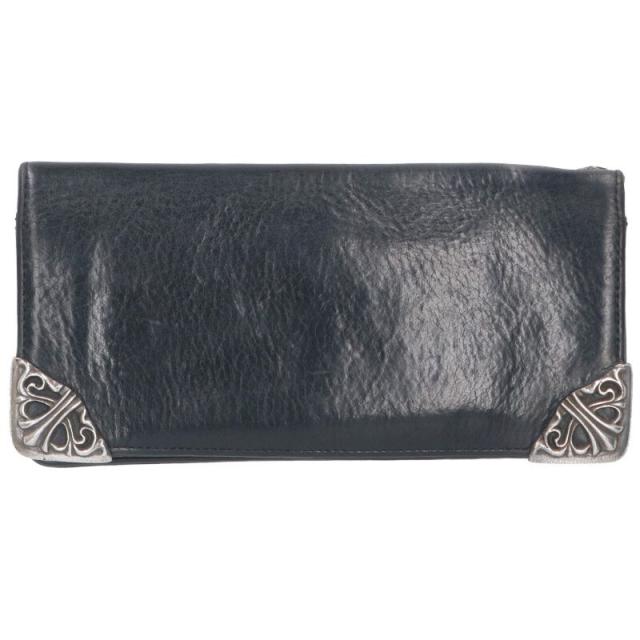 クロムハーツ   LNG SNGL FLD TIPS シングルフォールド レザーウォレット財布 中古 GZ11