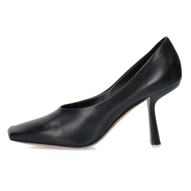 ジミーチュウ サイズ:38.5  MARCELA 85 スクエアトゥレザーヒールパンプス 中古 BS99