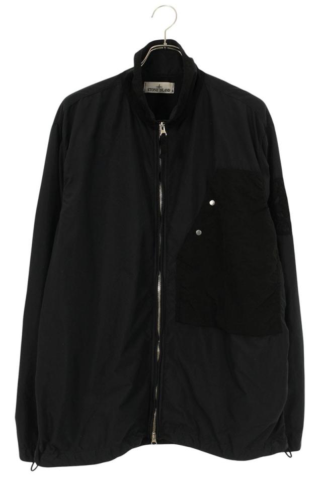 ストーンアイランド サイズ:XL  8115108M4 ロゴ刺繍スポーツブルゾン 中古 FK04