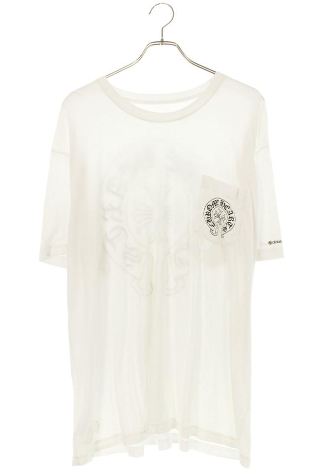 クロムハーツ サイズ:XXL  CH T-SHRT 1 ホースシューバックプリントTシャツ 中古 OS06