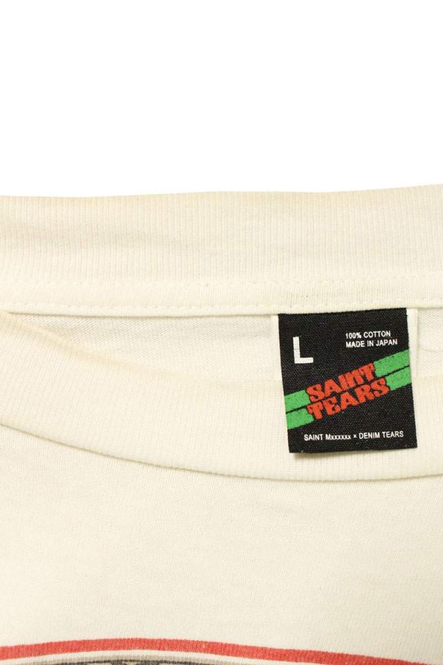 セントマイケル サイズ:L SM-A22-0000-048 ロゴプリントTシャツ 中古 BS99