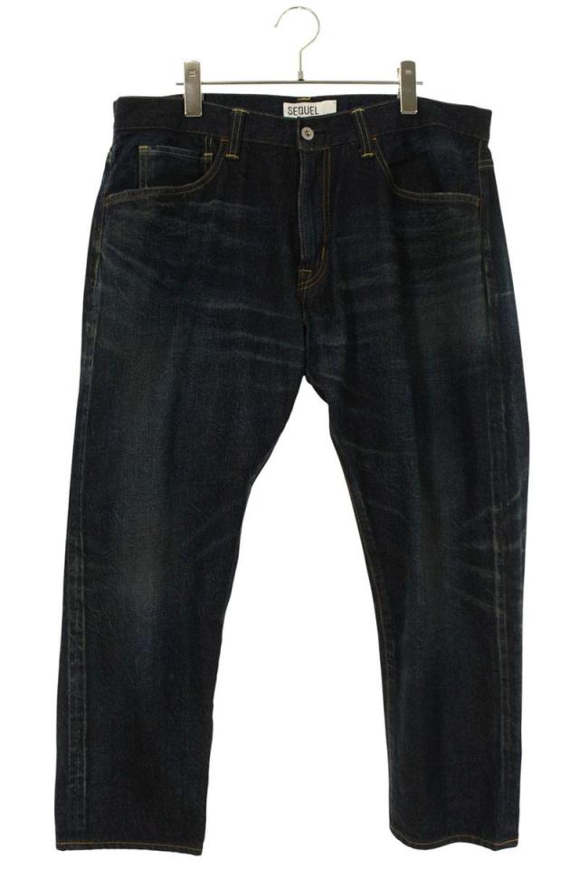 シークエル サイズ:L ウォッシュド加工デニムパンツ 中古 BS99