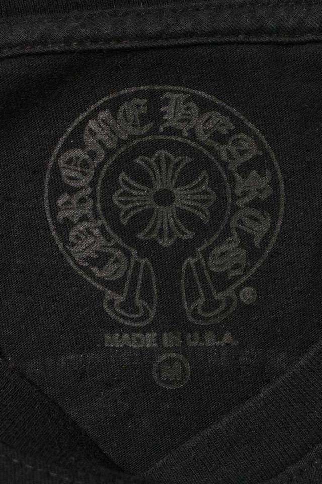 クロムハーツ サイズ:M  CH L S  1 STAFFバックホースシュープリント長袖カットソー 中古 OS06 クロムハーツ サイズ:M CH L S 1 STAFFバックホースシュープリント長袖