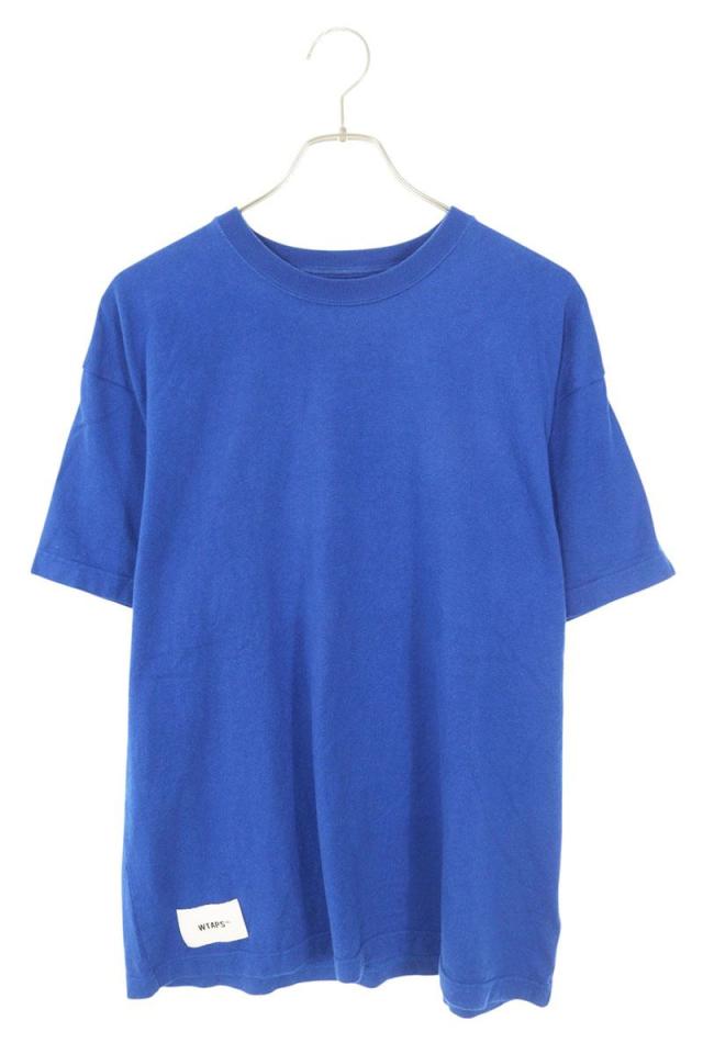 ダブルタップス サイズ:1  25SS  251ATDT-CSM35 クルーネックバックロゴ刺繍Tシャツ 中古 BS99