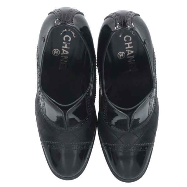 シャネル サイズ:37 パテントレザーブーツ 中古 BS99