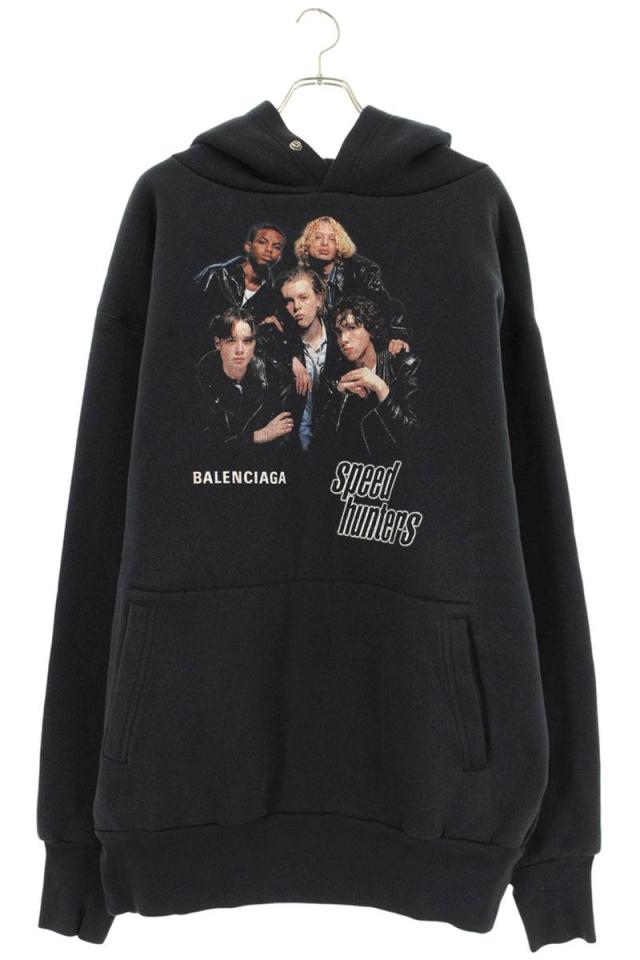 バレンシアガ サイズ:S  19AW  541873 TCV37 スピードハンターズプルオーバーパーカー 中古 OM10