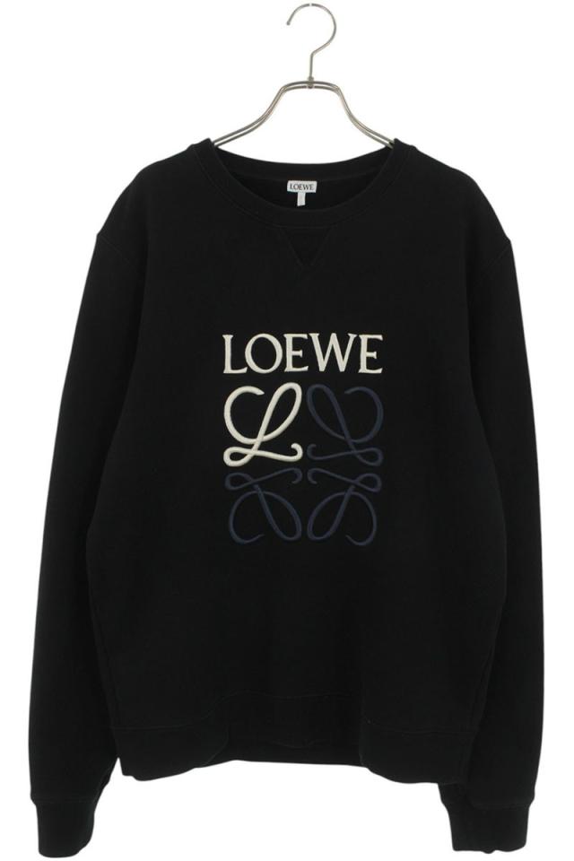 ロエベ サイズ:L  H526Y24J07 アナグラム刺繍クルーネックスウェット 中古 FK04