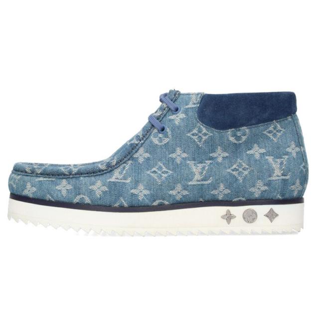 ルイヴィトン サイズ:8.5 LV モッズ・ライン モノグラムデニムアンクル