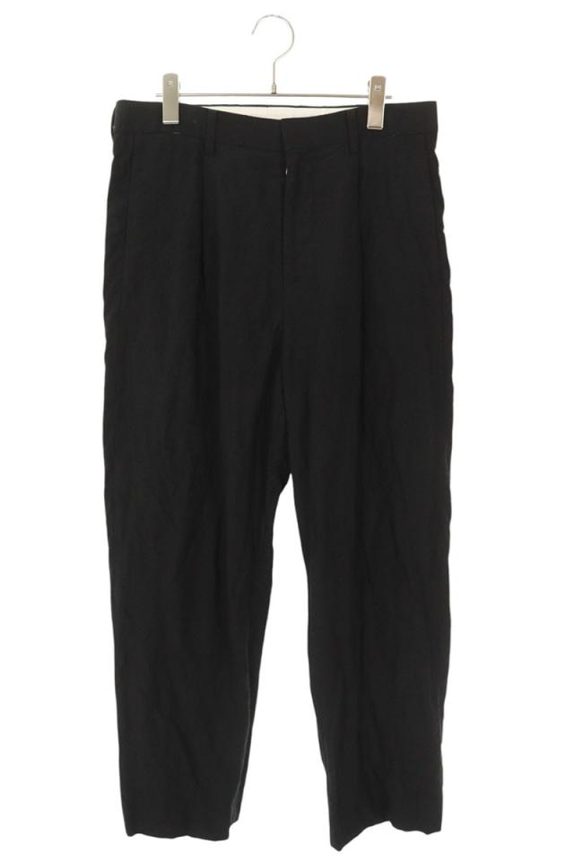 ソフネット サイズ:M  25SS  SOPH-250022 LINEN WOOL 1TUCK SLACKS ウールスラックスロングパンツ 中古 BS99