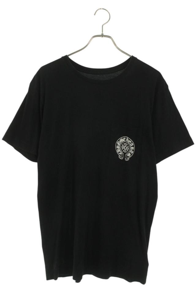 クロムハーツ サイズ:L  CH T-SHRT LTD ロンドン限定バックホースシュープリントTシャツ 中古 GZ11