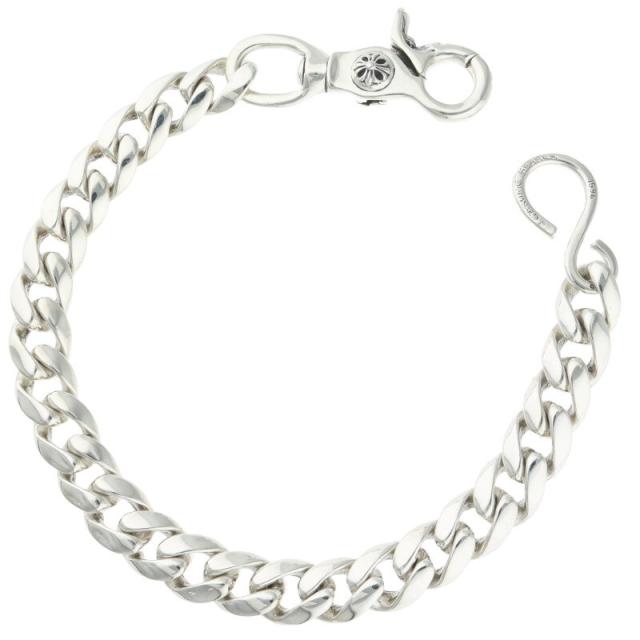 クロムハーツ サイズ:ショート  CLASSIC SHORT-S 1クリップショートクラシック シルバーウォレットチェーン 中古 NO05