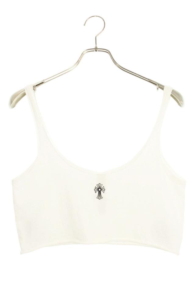 クロムハーツ サイズ:M サイドロゴ刺繍キャミソール 中古 FK04