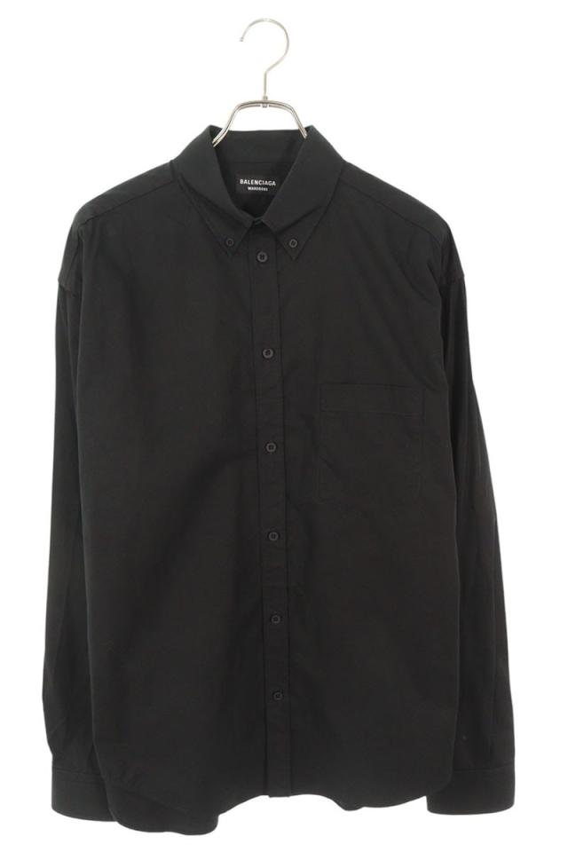 バレンシアガ サイズ:37  21SS  663129 TYB18 FREEプリントオーバーサイズ長袖シャツ 中古 BS99