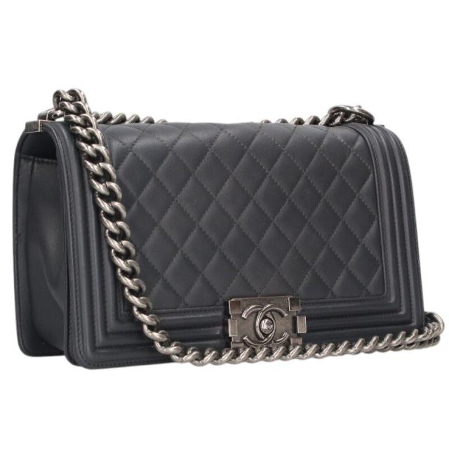 シャネル サイズ:25 ボーイシャネル25 ラムスキンチェーンショルダーバッグ 中古 GZ14