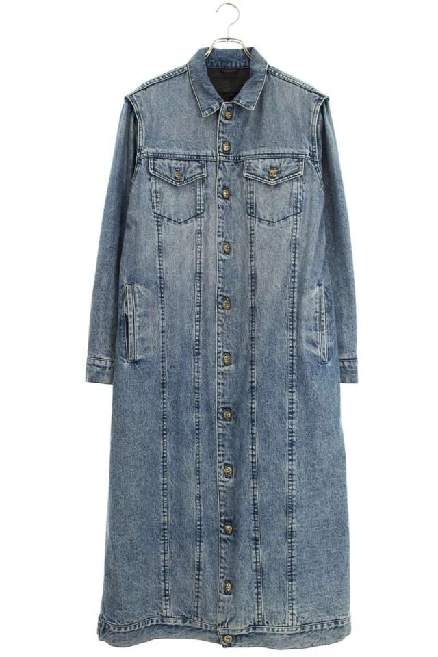 クロムハーツ サイズ:M  MOTORBREATH クロスボールボタンデニムコート 中古 SJ02