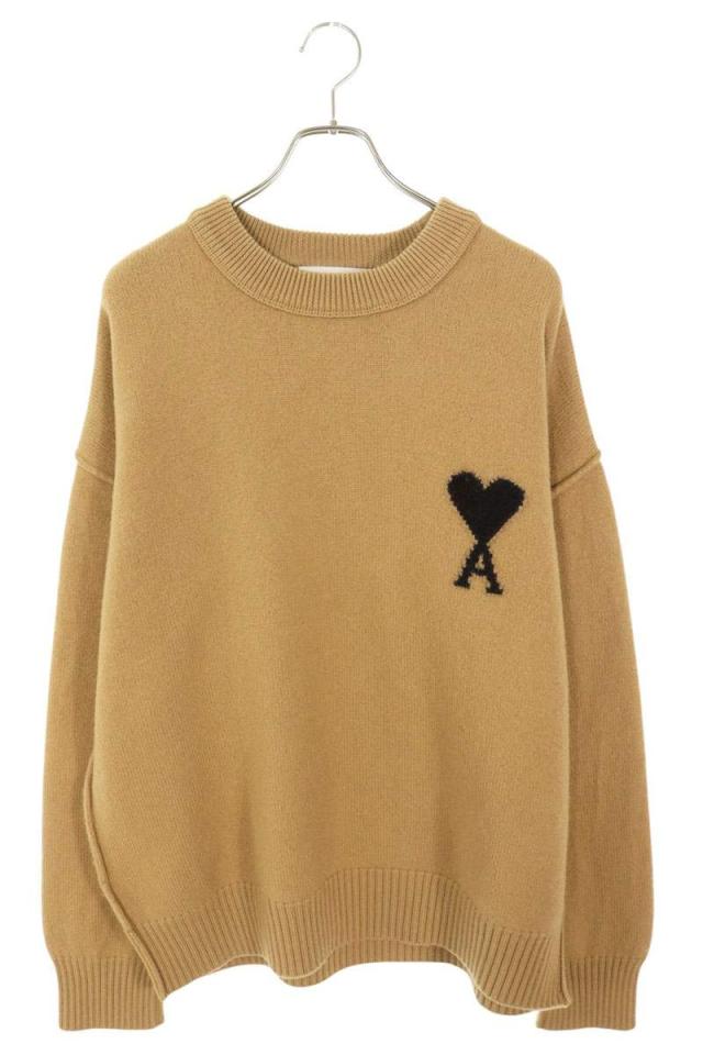 アミアレクサンドルマテュッシ サイズ:XL  25AW  UKS838 ハートA刺繍クルーネックニット 新古品 OM10
