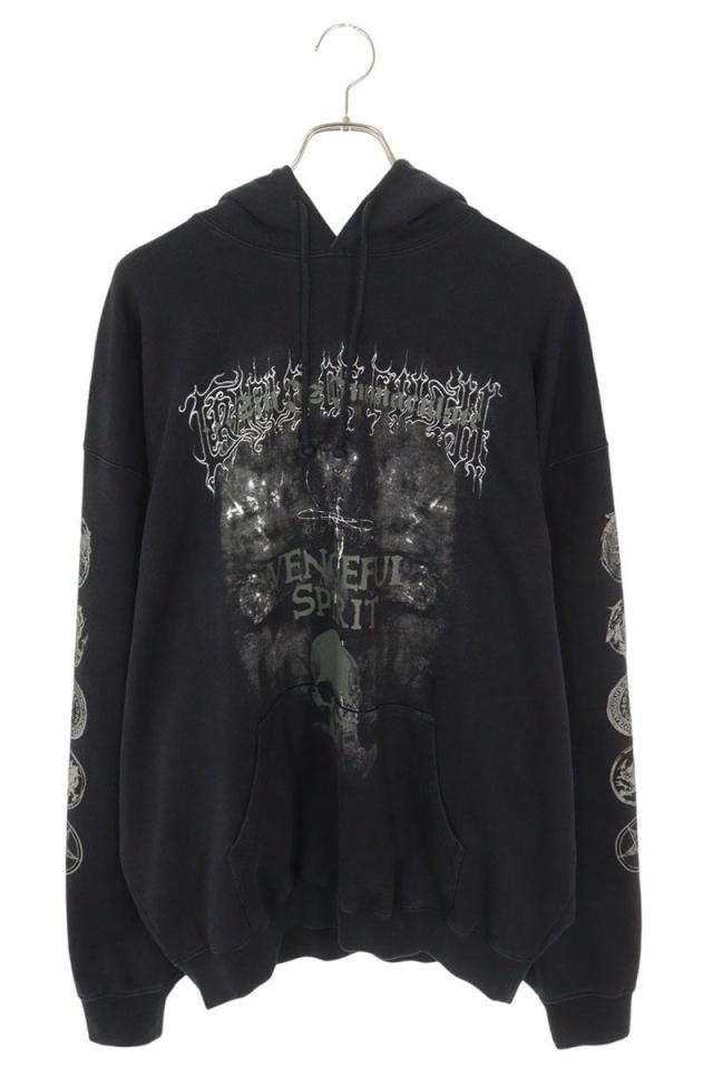 ヴェトモン サイズ:S  25AW  UCF76HD650M Cof VENGEFUL SPIRITオーバーサイズパーカー 新古品 SB01