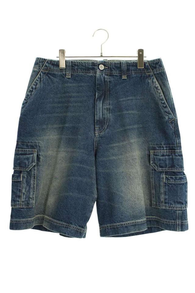ヴェトモン サイズ:31インチ  25AW  UH76DP175BG HIPHOPカーゴデニムハーフパンツ 新古品 SB01