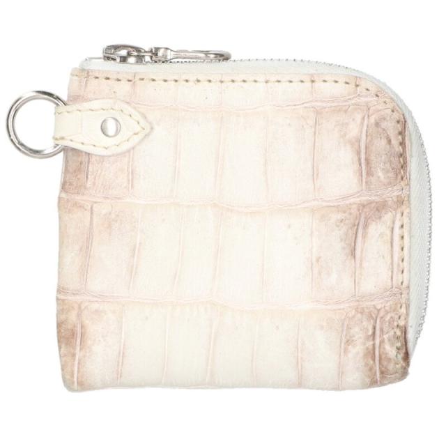 イサムカタヤマバックラッシュ 型押しジップコインケース 中古 BS99