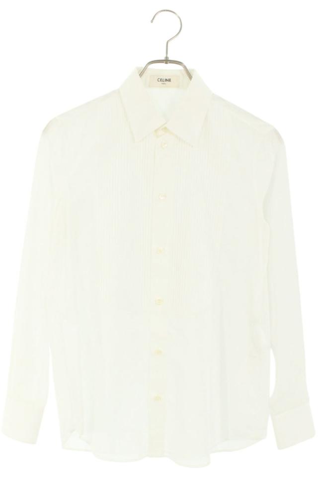 セリーヌ サイズ:36  2C038900C プラストロン長袖シャツ 中古 BS99