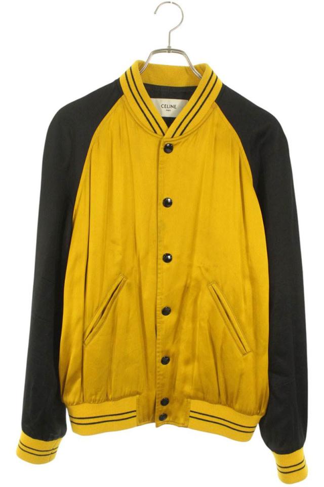 セリーヌ サイズ:46  2V87C851C スタッズ装飾レクタングルテディブルゾン 中古 OM10