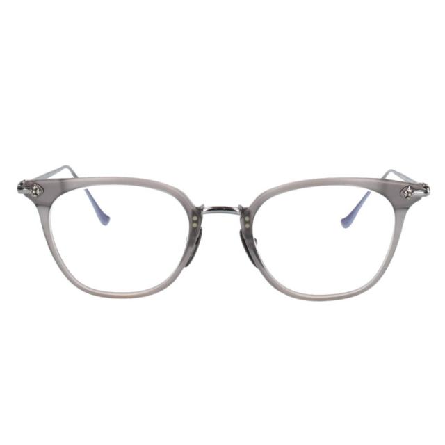 クロムハーツ サイズ:51□21-145  SHAGAS サイドクロステンプルウェリントン眼鏡 中古 SS07