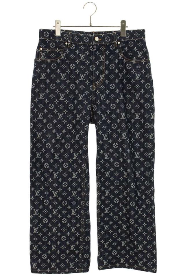 ルイヴィトン サイズ:30インチ RM242M UZD HRD79W モノグラムスケートデニムパンツ 中古 OM10