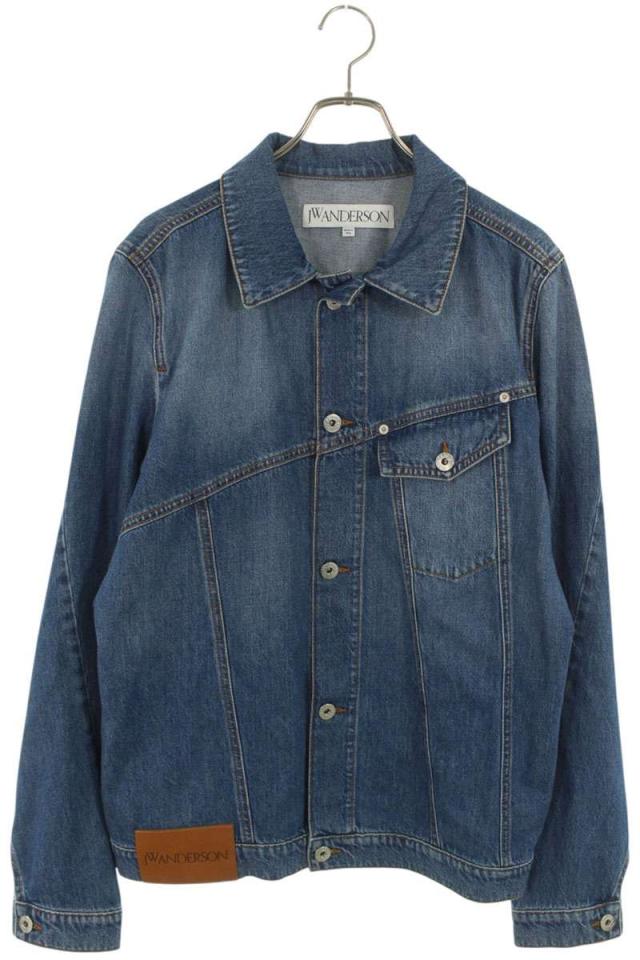 ジェイダブリューアンダーソン サイズ:M  DJ0029PG1164804 ツイストワークウェアデニム長袖シャツ 中古 BS99