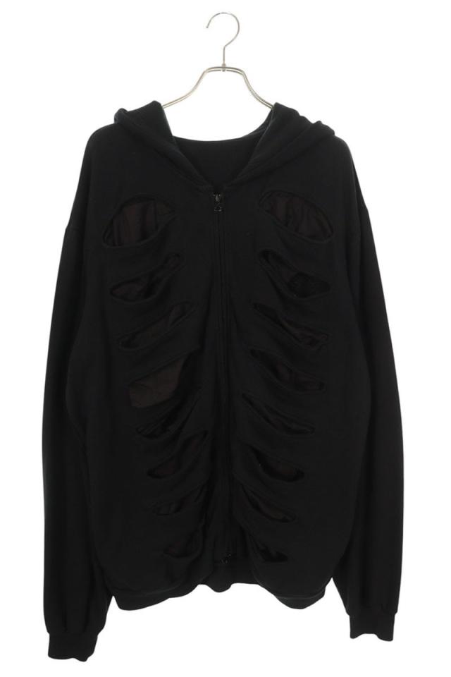 クシコック サイズ:L ホールデザインジップアップパーカー 中古 BS99