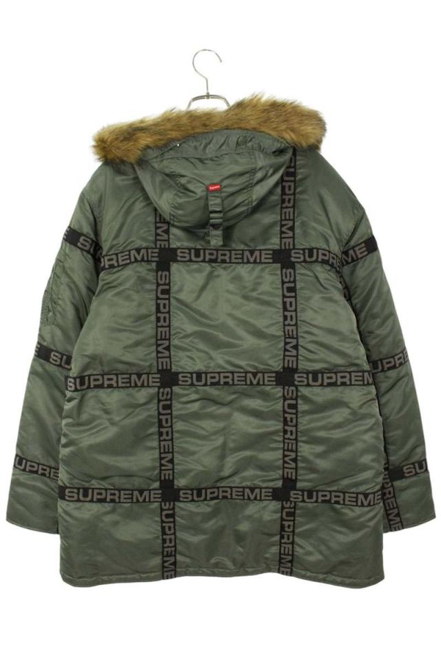 ジャケット・アウター Supreme 18AW Logo Tape N-3B Parka M シュプリーム サイズ:M 18AW Logo Tape N-3B Parka ロゴテープN-3B