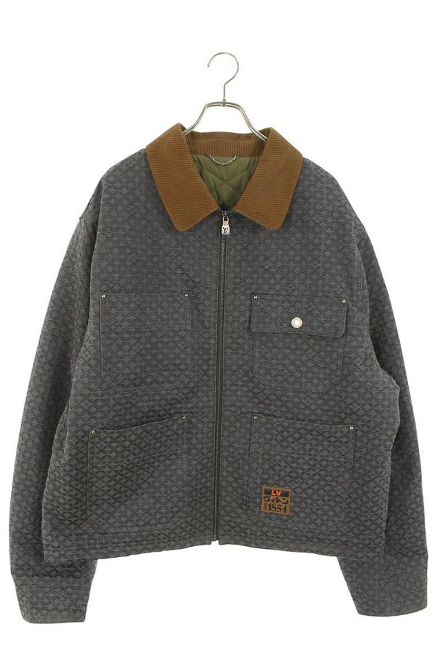 ルイヴィトン サイズ:60  25AW  RM252M XOC HTB60W モノグラム総柄キルティングワークウェアブルゾン 中古 SB01