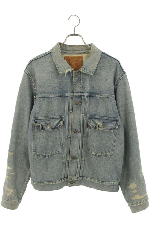 リーバイス サイズ:40  PC9-A2067-0000 ダメージ加工デニムジャケット 中古 BS99