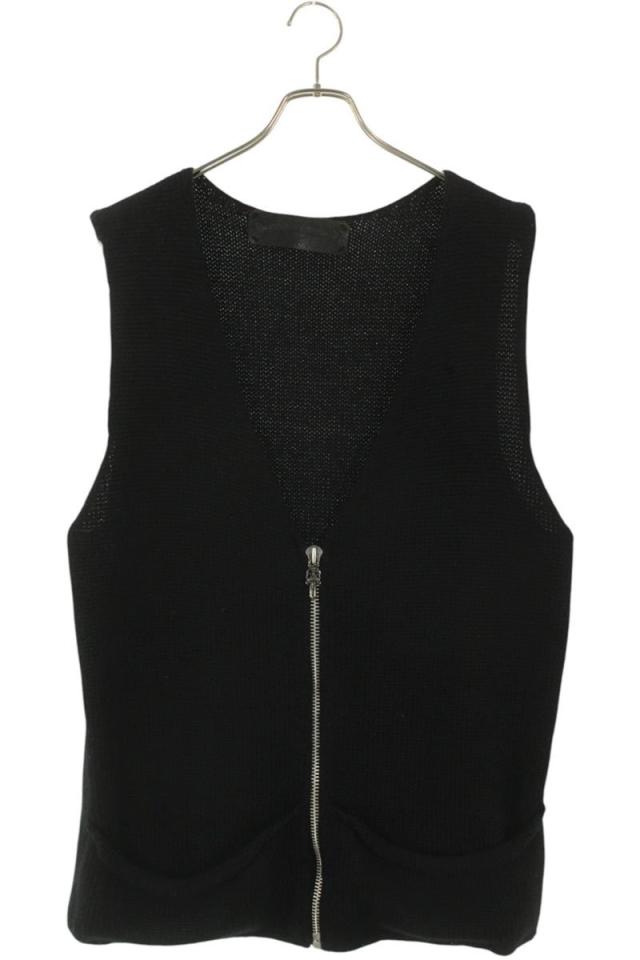 クロムハーツ サイズ:L ダガージップアルパカニットベスト 中古 SJ02