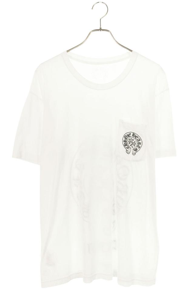 クロムハーツ サイズ:XL  CH T-SHRT LTD 台北限定バックホースシュープリントTシャツ 中古 SS07