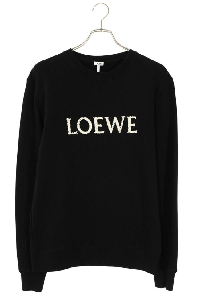 LOEWE ロゴ刺繍 クルーネック トレーナー LOEWE（ロエベ） サイズ:XL