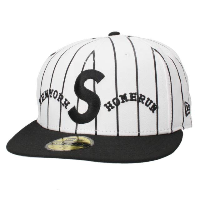 シュプリーム  ニューエラ サイズ:7.375  25SS  run S Logo New Era ホームランSロゴベースボールキャップ 中古 BS99
