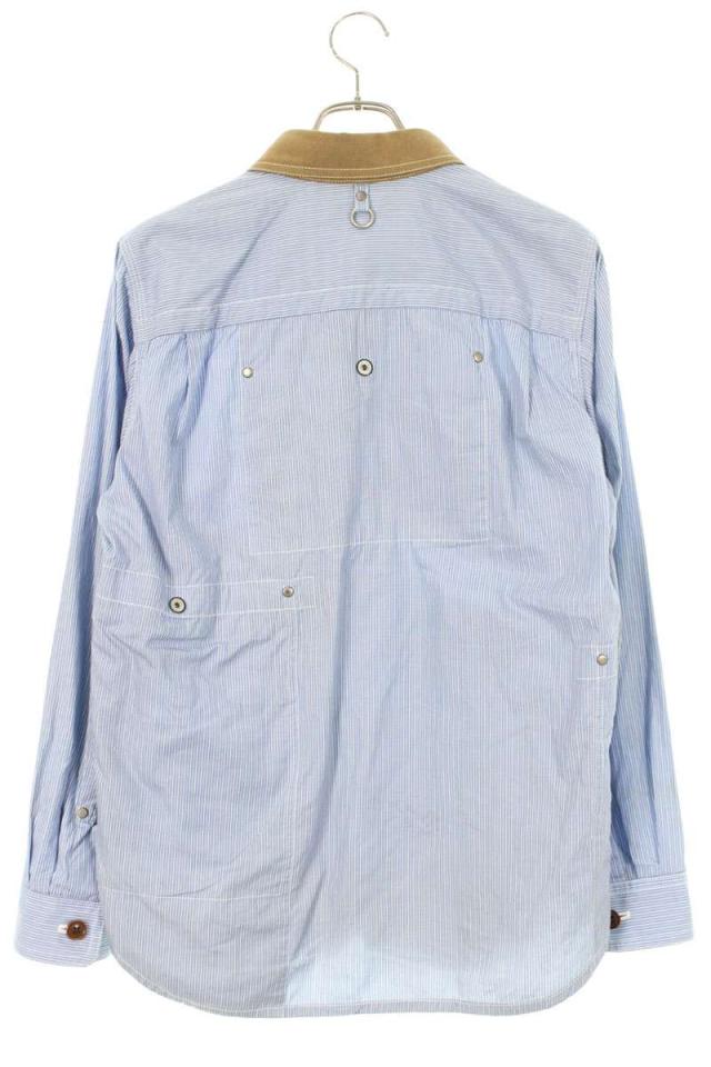 コムデギャルソンジュンヤワタナベマン  サイルマーシャル サイズ:M  14SS  WM-B014 AD2013再構築ストライプシャツ 中古 BS99 コムデギャルソンジュンヤワタナベマン サイルマーシャル サイズ:M